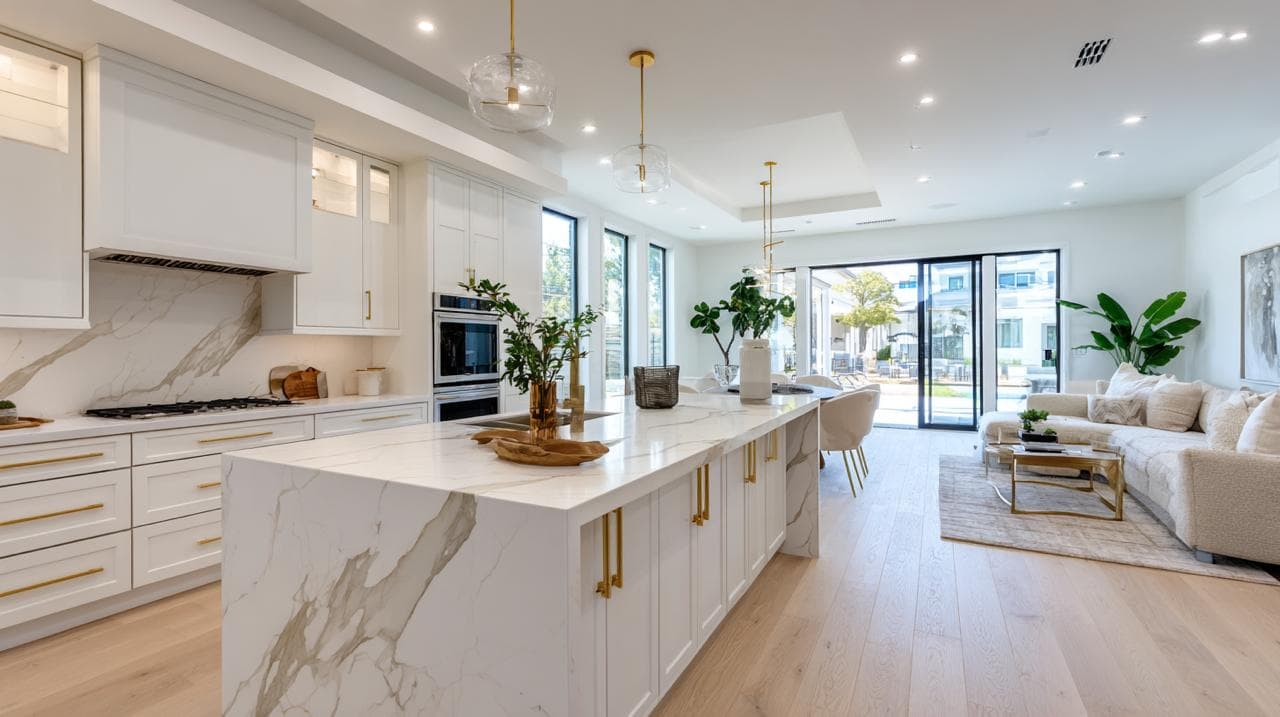 Transitional Bathroom & Kitchen - Vista Del Mar
